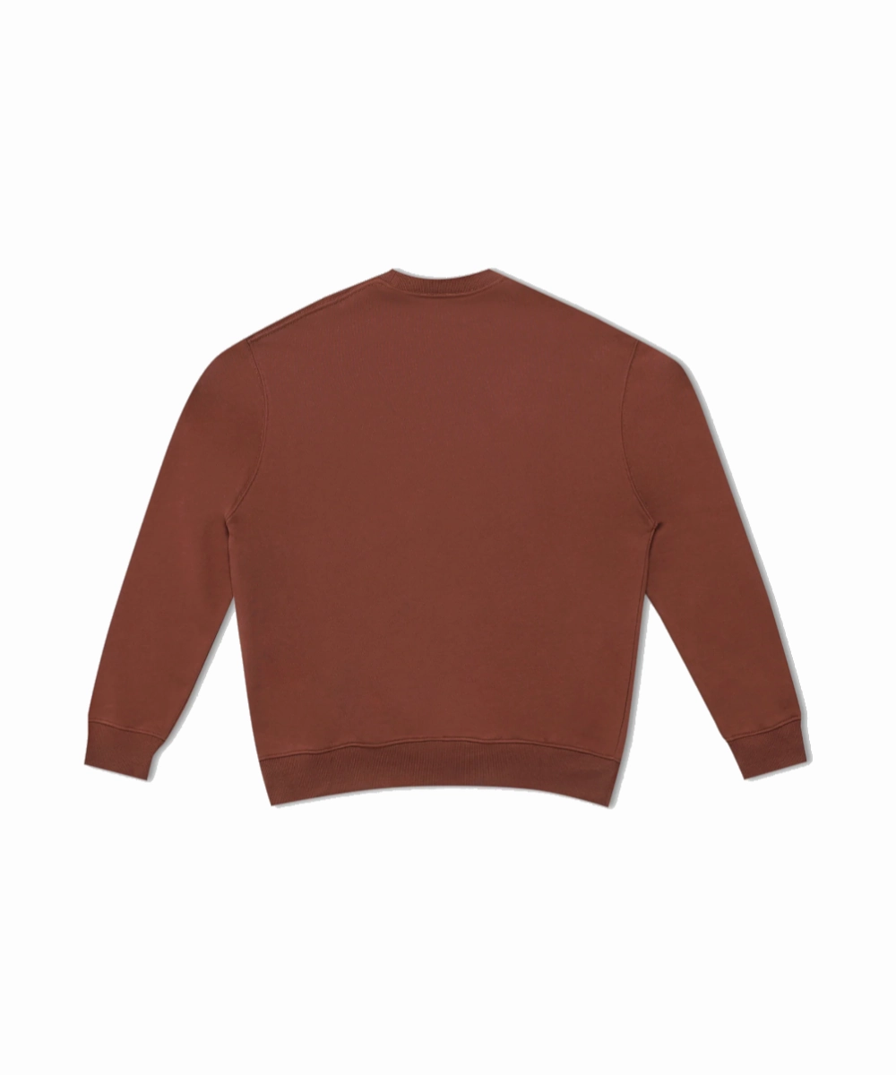 Story Glow Henleys Club Crew Sweater (Coconut)