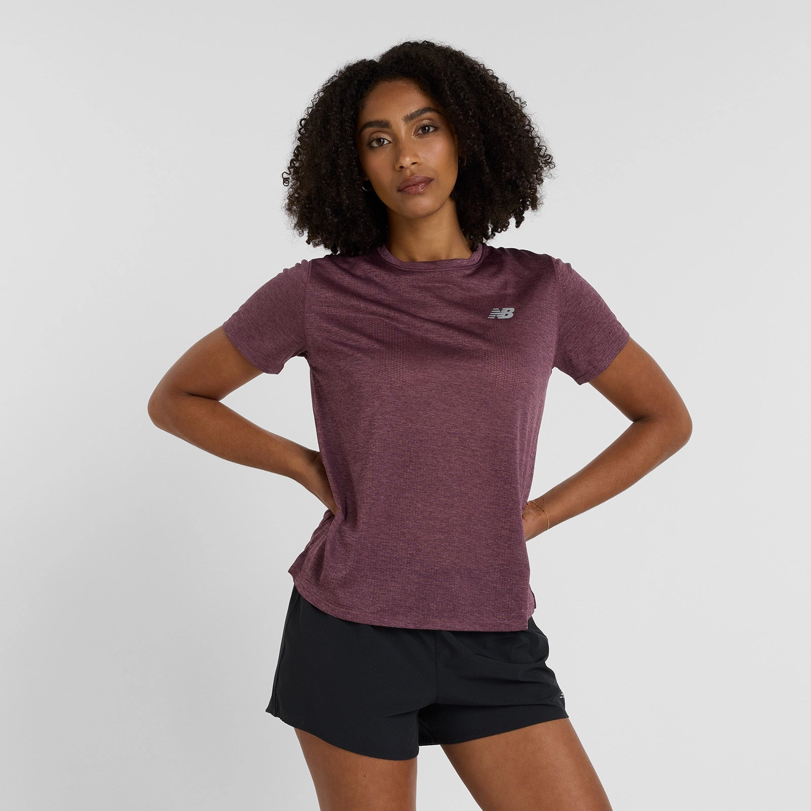 New Balance Women's Athletics T-Shirt MidweightKnit