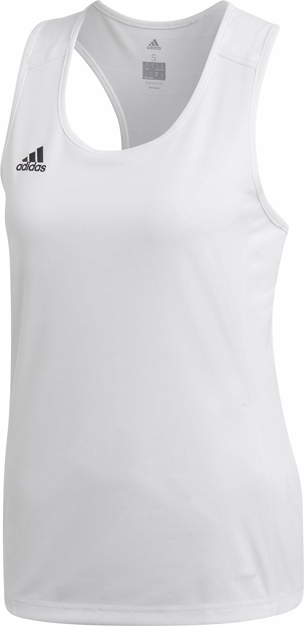 Hero Glow AntiPilling Surface adidas T19 Womens Training Vest Tank Top - White