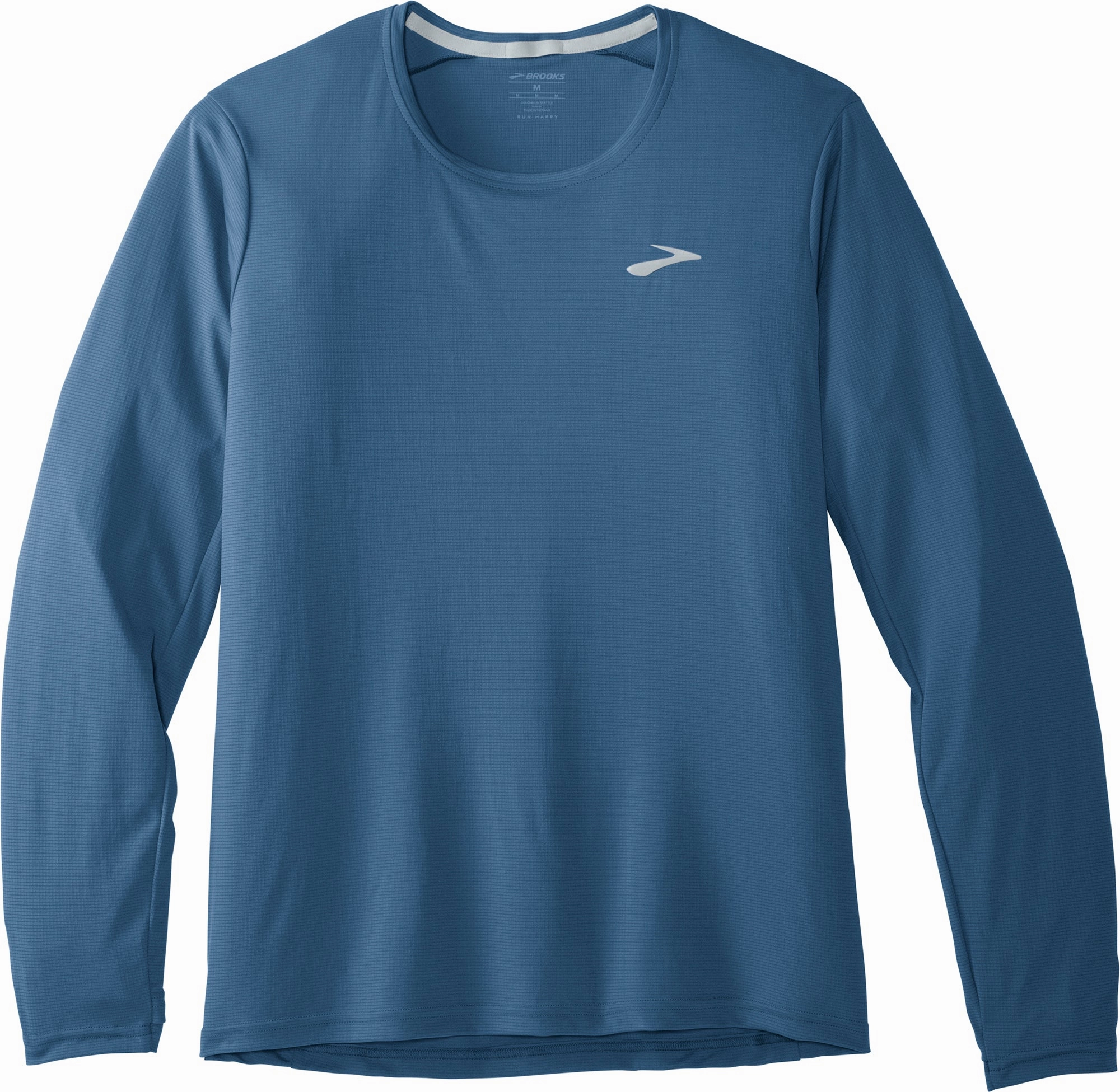 Breathable fabric Brooks Atomsphere Long Sleeve Mens Running Top - Blue