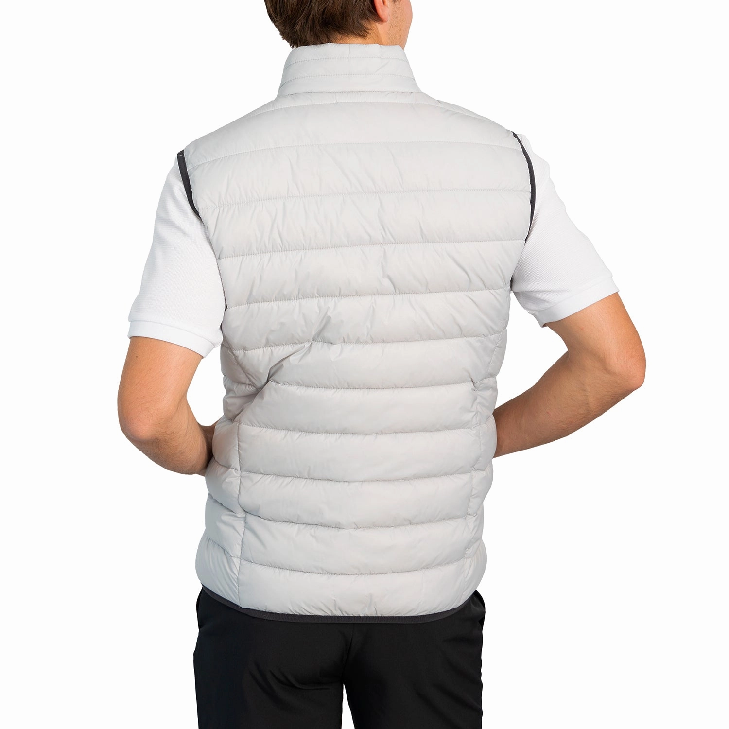 Neutral BOSS Thor Padded Golf Vest - Light/Pastel Grey