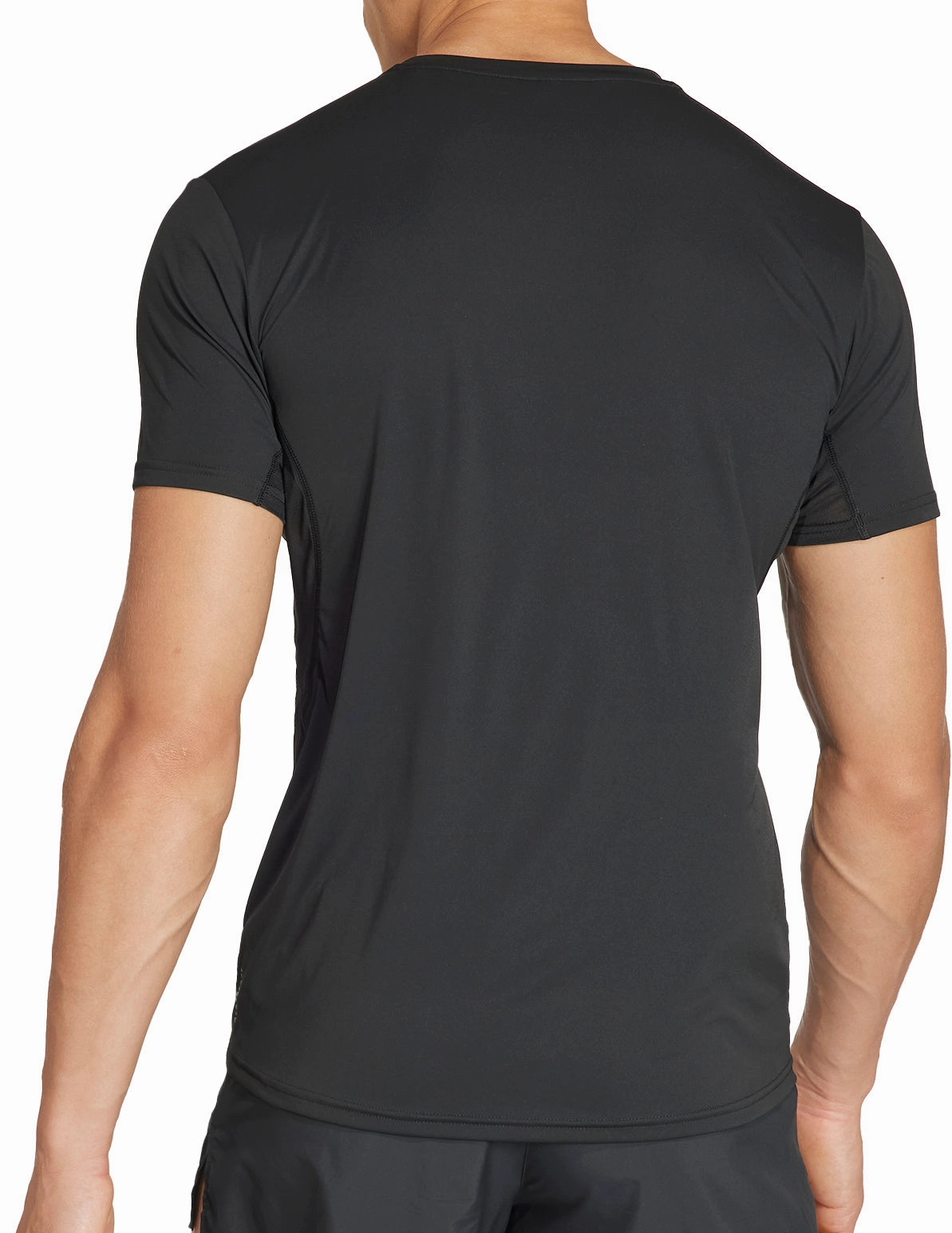 Stylish Look Seasonal Casual adidas Adizero Essentials Short Sleeve Mens Running Top - Black