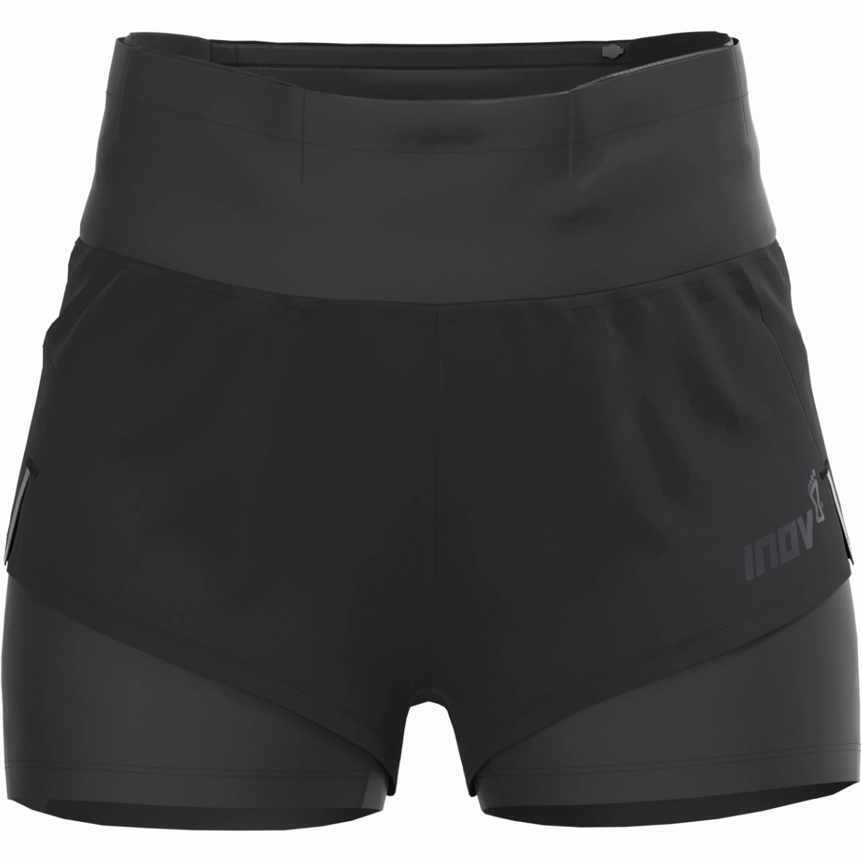 Inov8 TrailFly Ultra 3 Inch 2 in 1 Womens Running Shorts - Black affordable choice mid-rise
