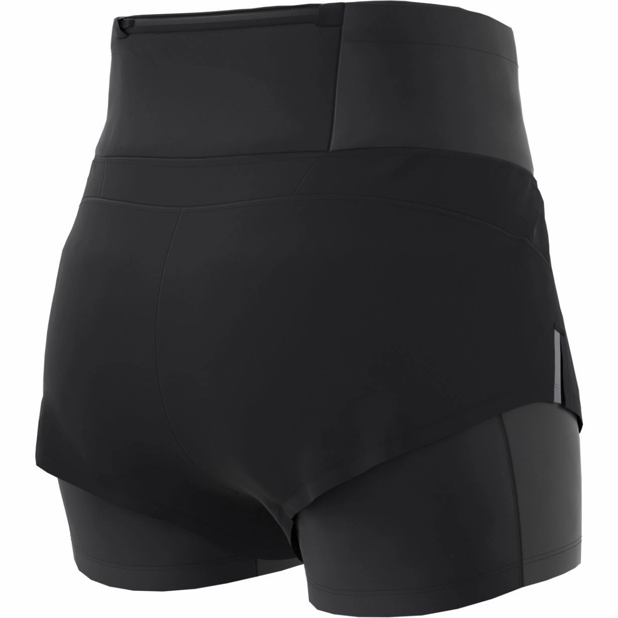 Odor Resistant Treatment Day Fit Inov8 TrailFly Ultra 3 Inch 2 in 1 Womens Running Shorts - Black