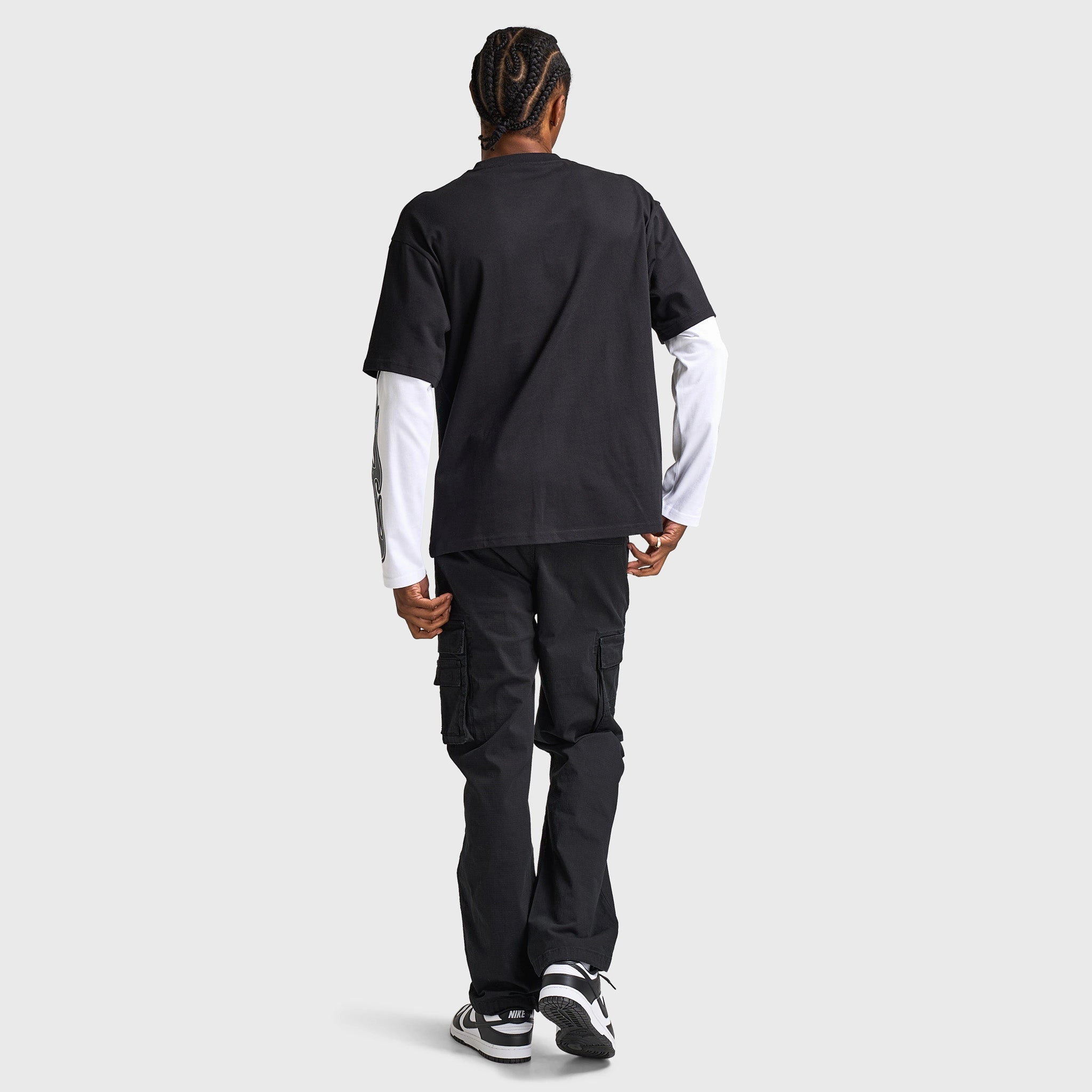 Supply & Demand Tampa Long Sleeve / Black Anti Chafing Design Adjustable Hem Tension