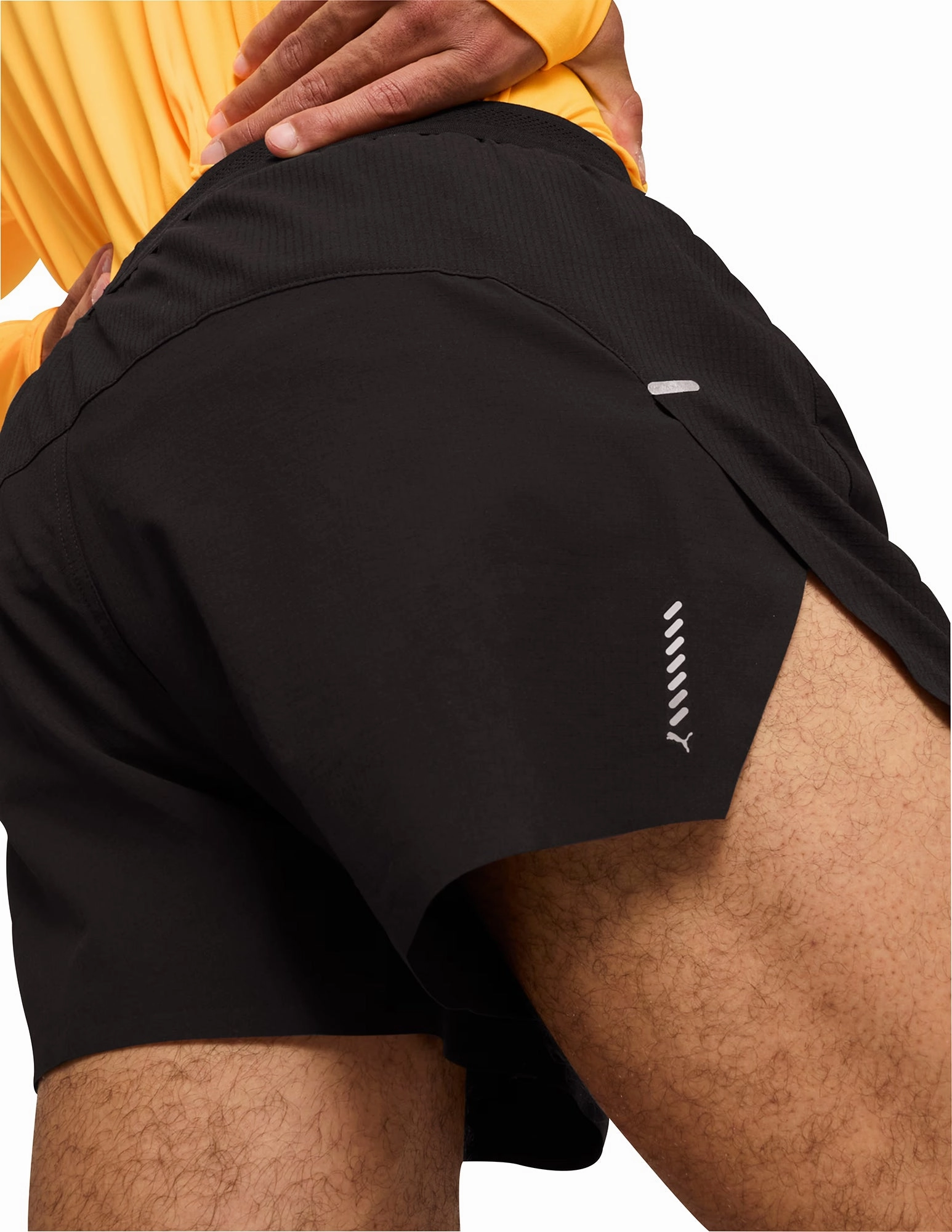 Puma Run Ultraweave Velocity 3 Inch Mens Running Shorts - Black Sporty Look water sports use