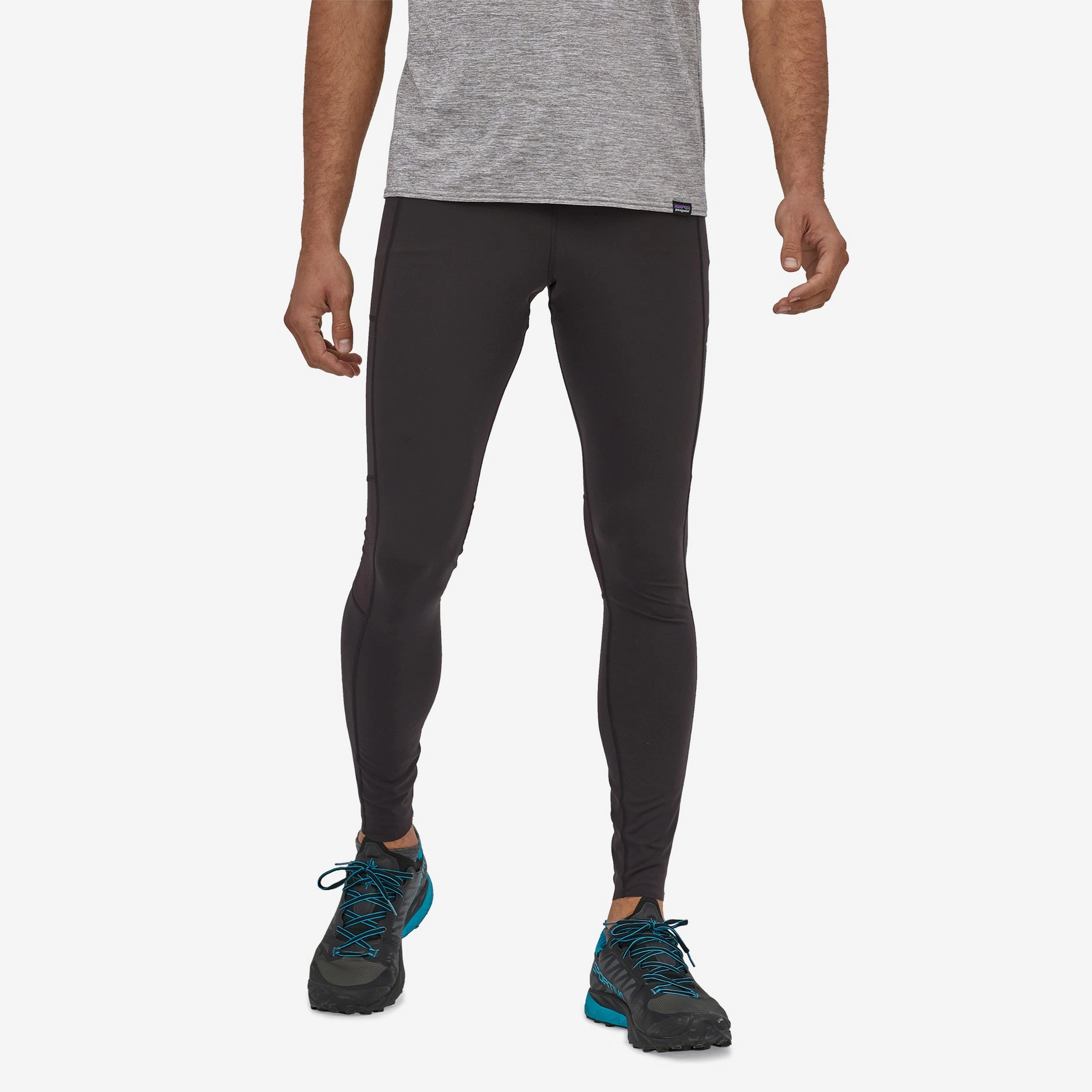 Patagonia Men's Endless Run Tight Black AI Core AntiBacterialTextile