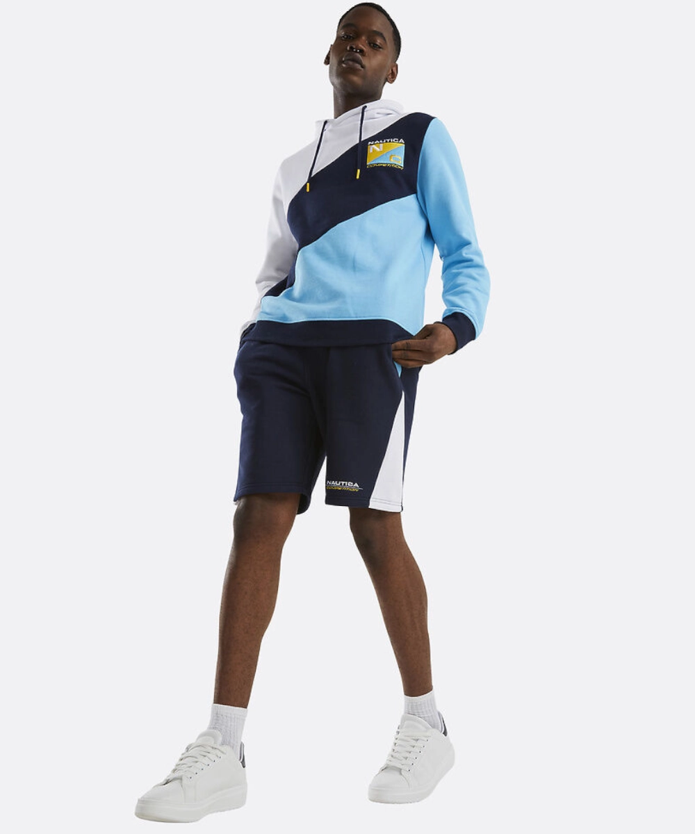 Wool Fit Adjustable Straps Nautica Competition Jesup Shorts (Dark Navy)