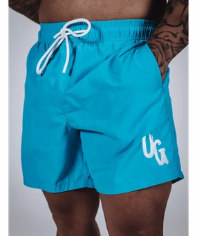 UNDRGROUND Summer Swim Shorts x (Ocean Blue) Ultraviolet Protection Dynamic Glow