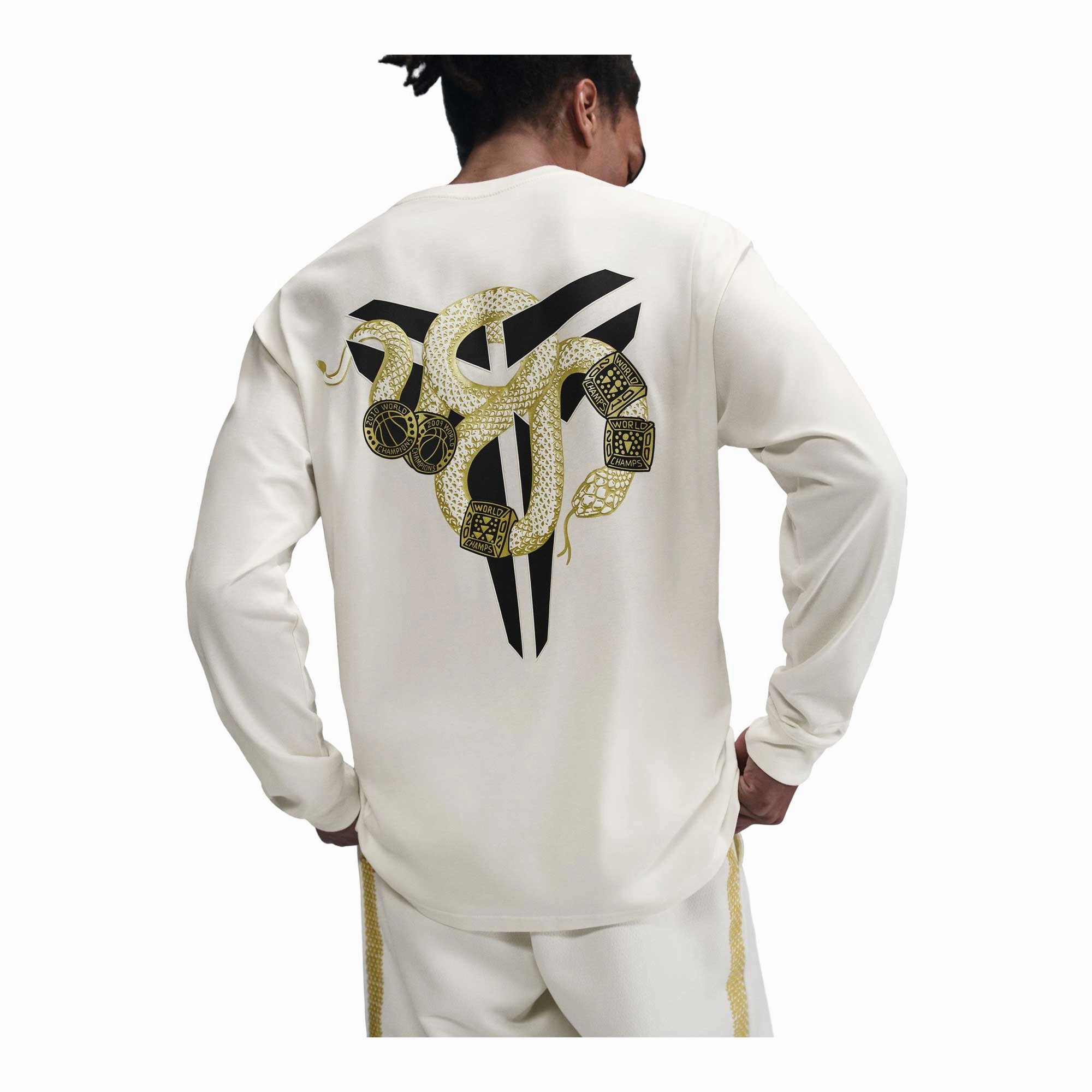 Kobe Men's Max90 Long-Sleeve T-Shirt SmoothFinish LightweightDesign