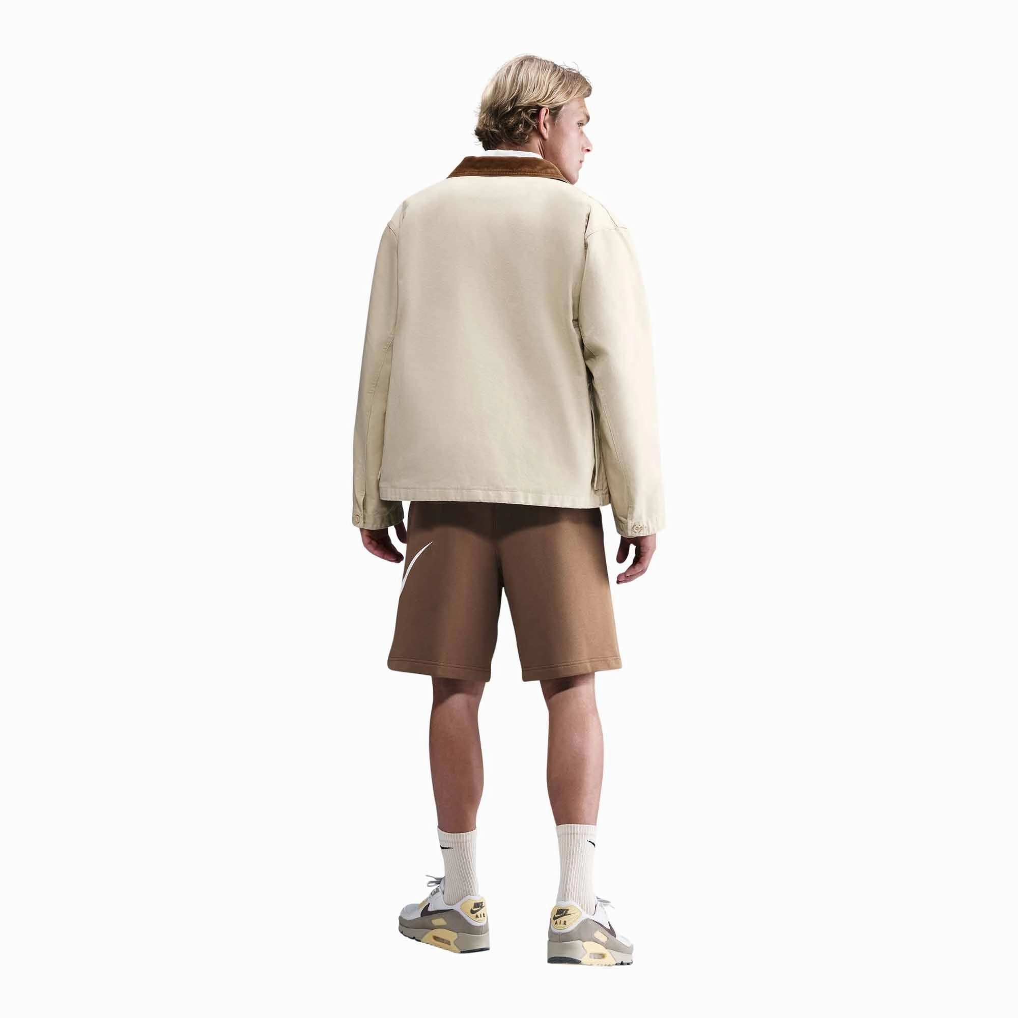 ButterSoftKnit Model Glow Nike Club Men's Fleece Shorts