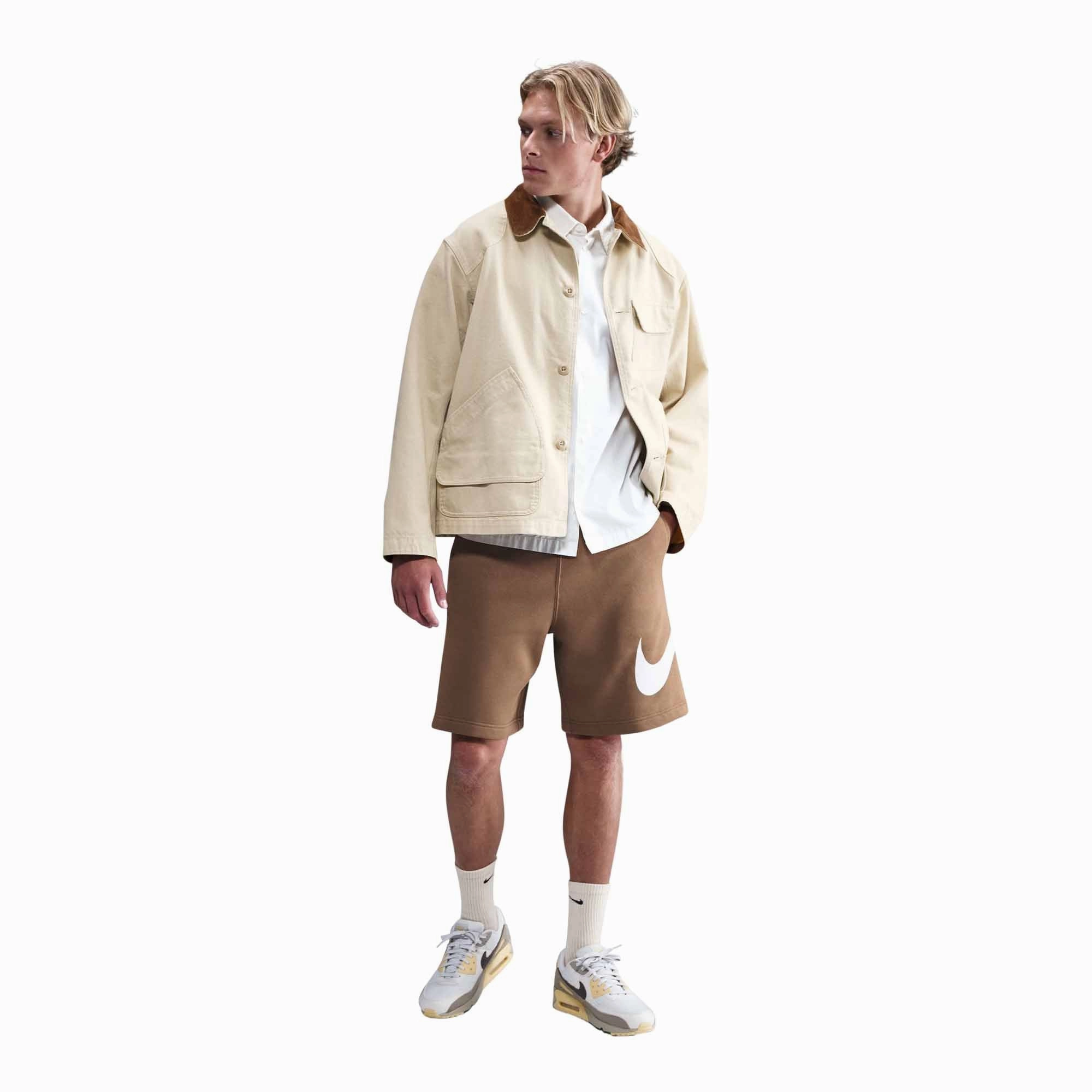 WrinkleResistantClothing CoolingChannelFabric Nike Club Men's Fleece Shorts
