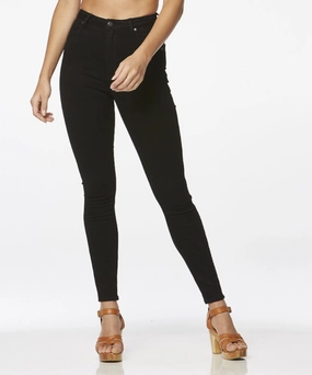 HighVisibility Wrangler Skinny Hi Pins Jeans (Black Super Sonic)