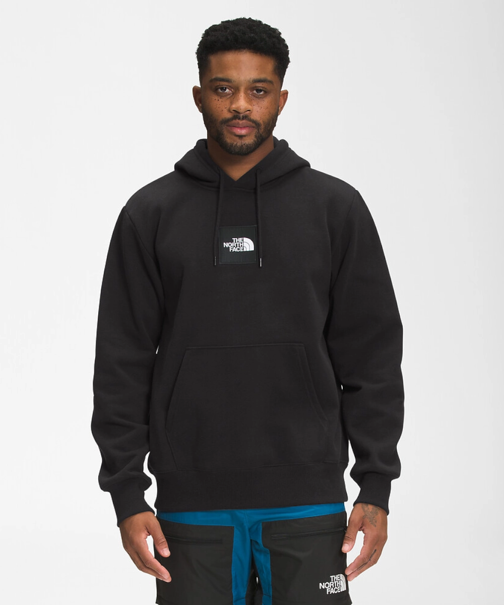 Adjustable Hem The North Face Heavyweight Box Pullover Hoodie (Black)