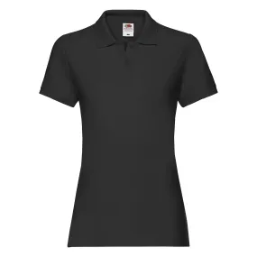 Lady-Fit Premium Polo | BLACK Story Mood VentilatedKnit