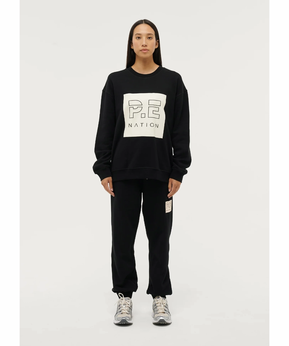 OdorResistant Fabric ComfortWaistband P.E Nation Cut Shot Sweat (Black)