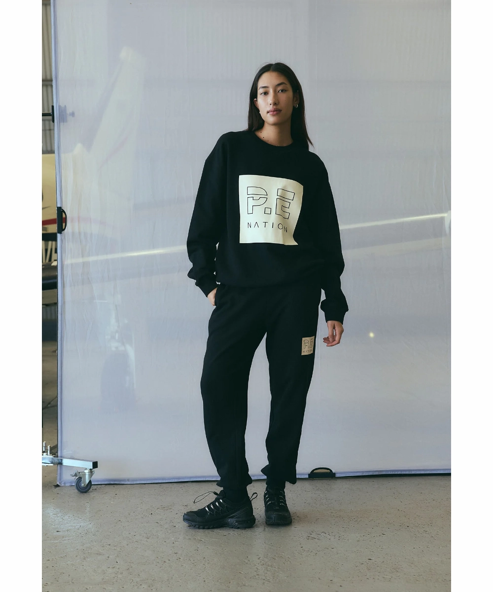 Cloud Core P.E Nation Cut Shot Sweat (Black)