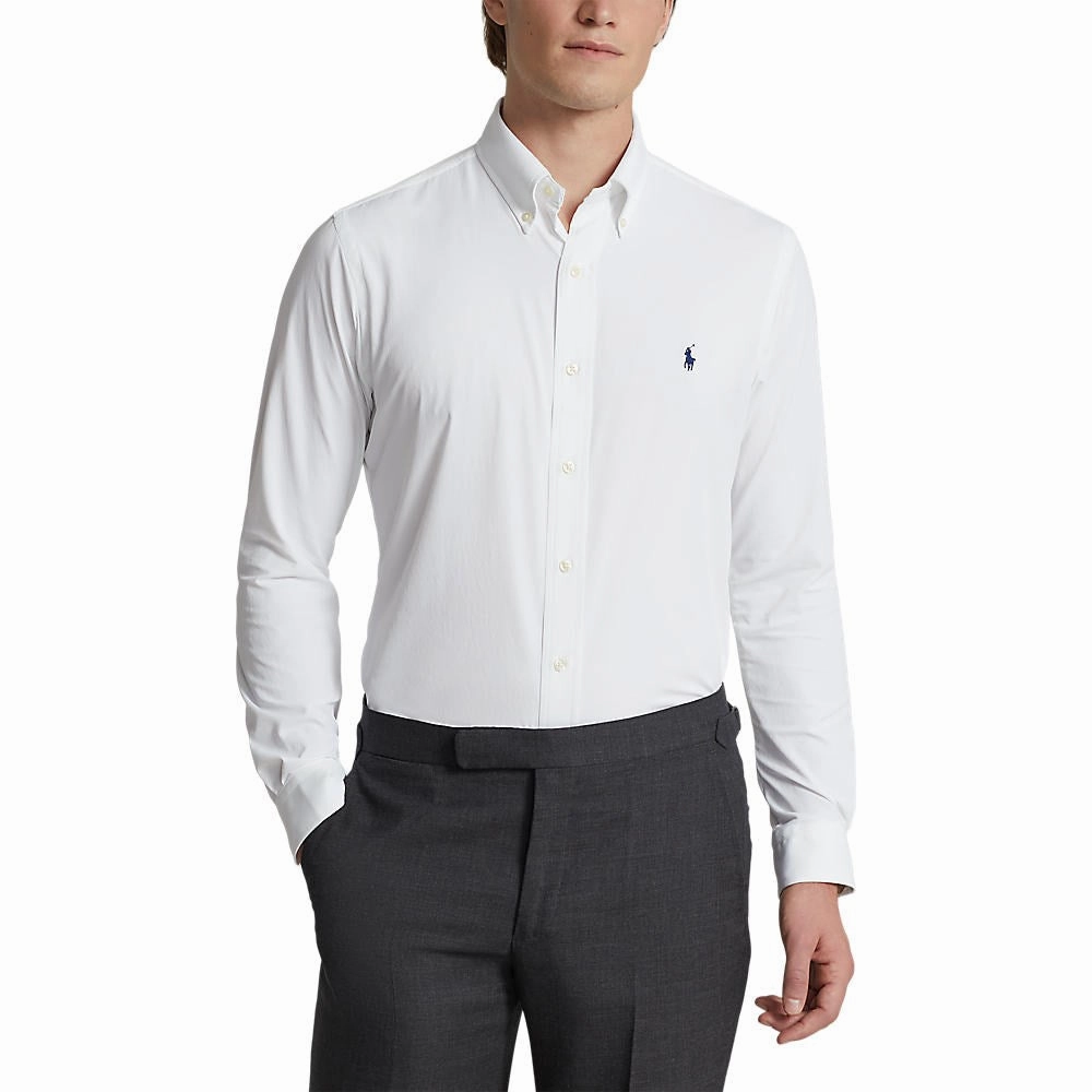 Polo Ralph Lauren Button Down Sports Shirt - White Layering Essential