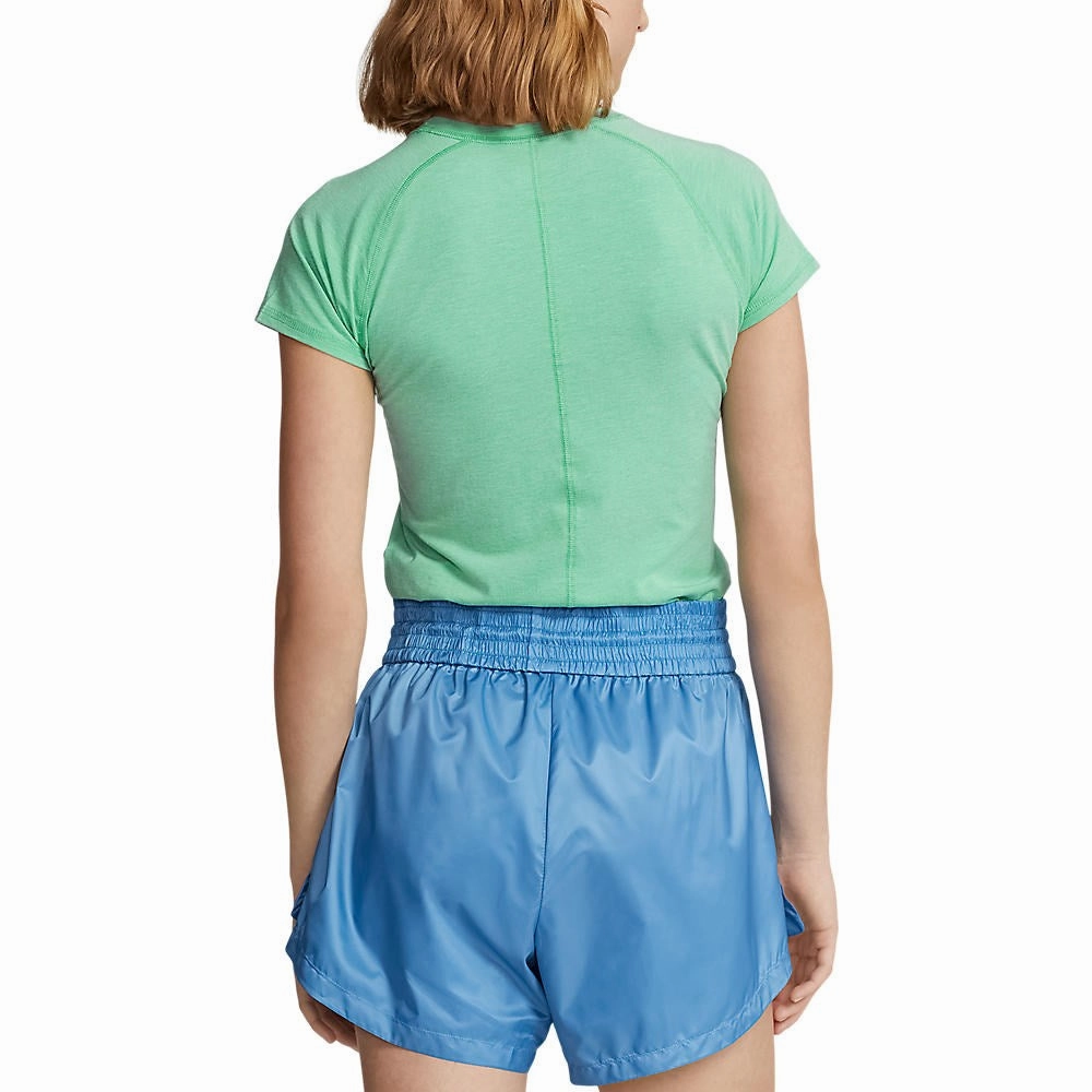Modern Cut Summer Business RLX Ralph Lauren Women's Stretch Crew Tee - Resort Green Heather
