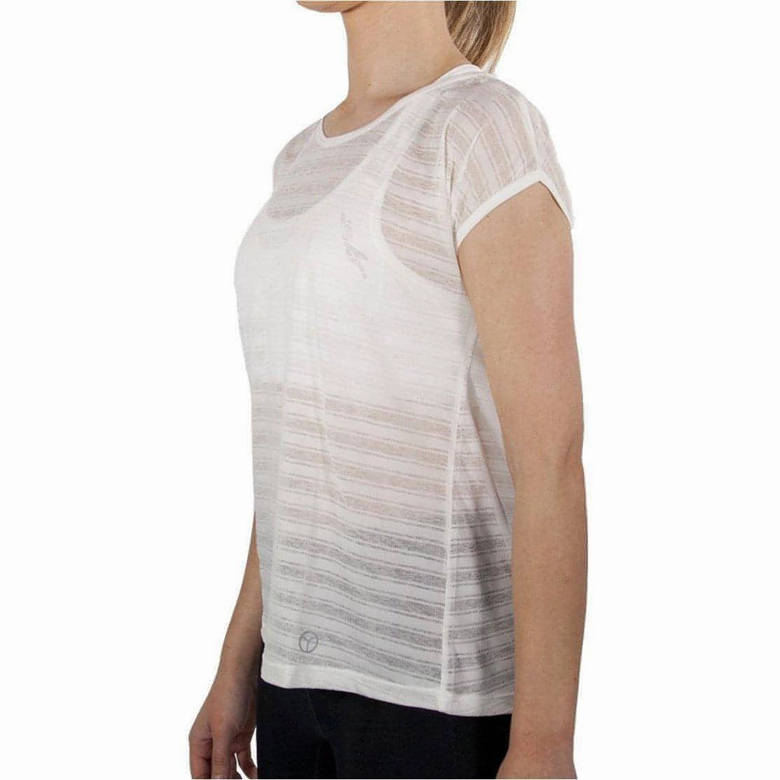 Sprint Fit Art Mood OgiYogi Zephyr Short Sleeve Womens Training Top - White