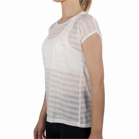 OgiYogi Zephyr Short Sleeve Womens Training Top - White Spirit Core Gentle Glow