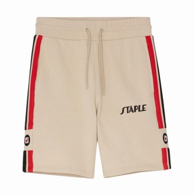 Raceway Stone Sweatshorts snap closure Elastic hem