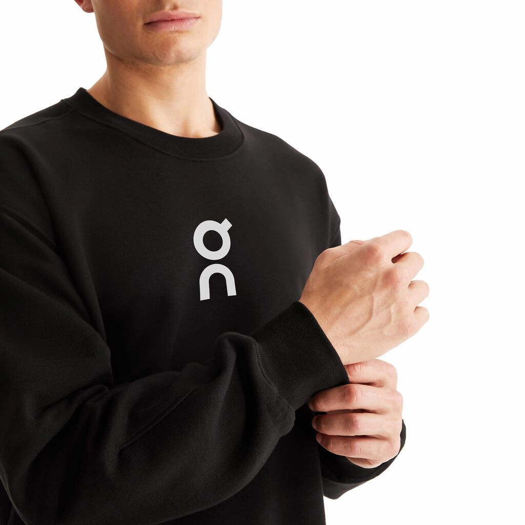 On Men's Club Crew Black clean look