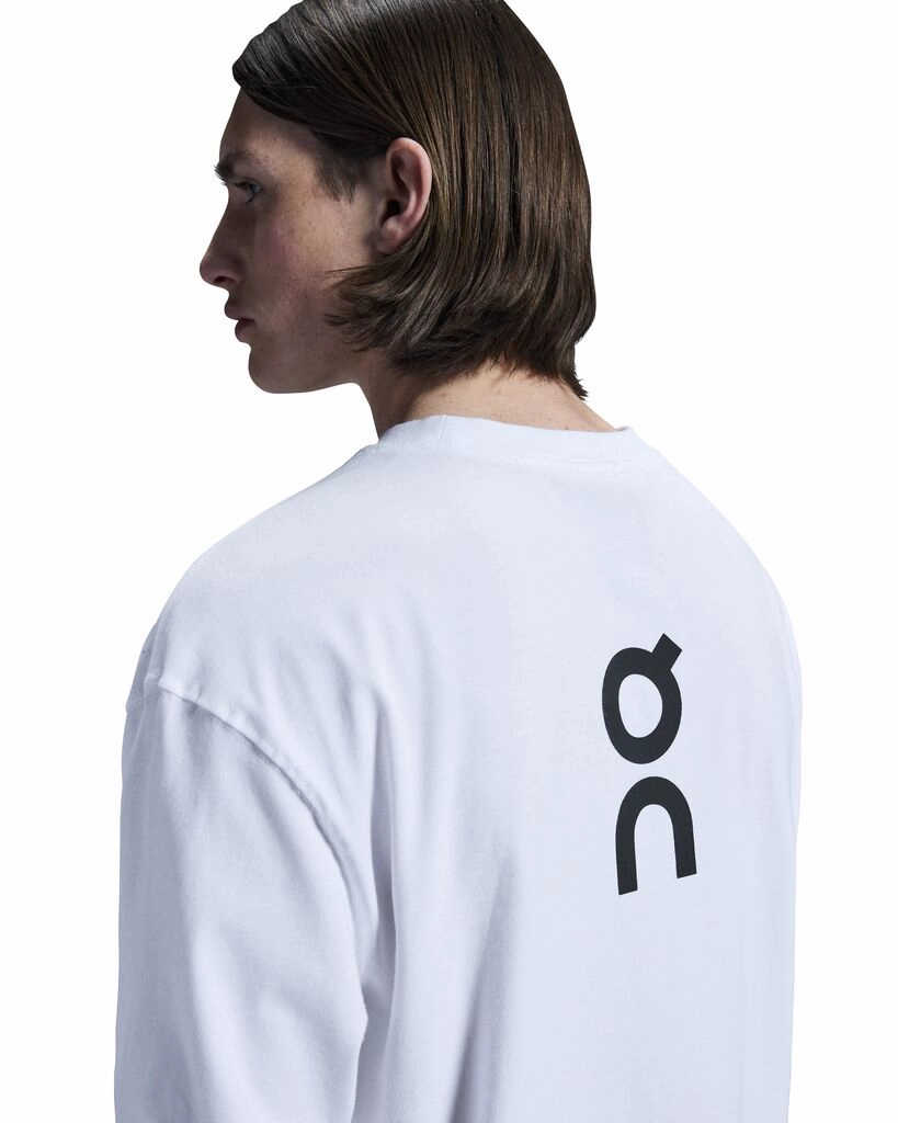 On Men's Club Long Top White UltraSoft Texture