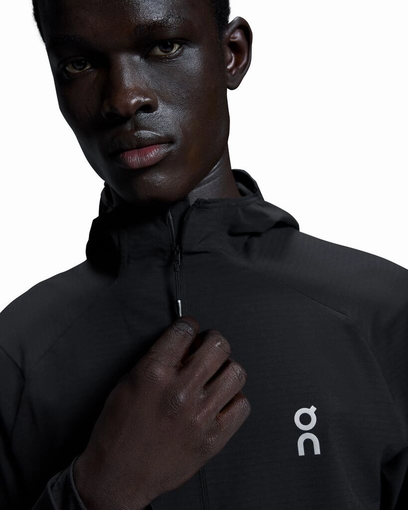 On Men's Pace Hoodie Black Retro cool