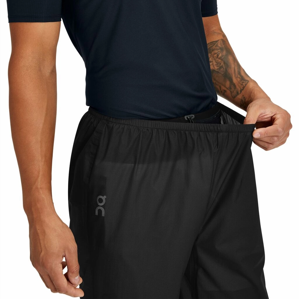 On Men's Ultra Pants Black FourWay Stretch