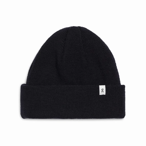 On Merino Beanie Black Sequin Glow City Soul