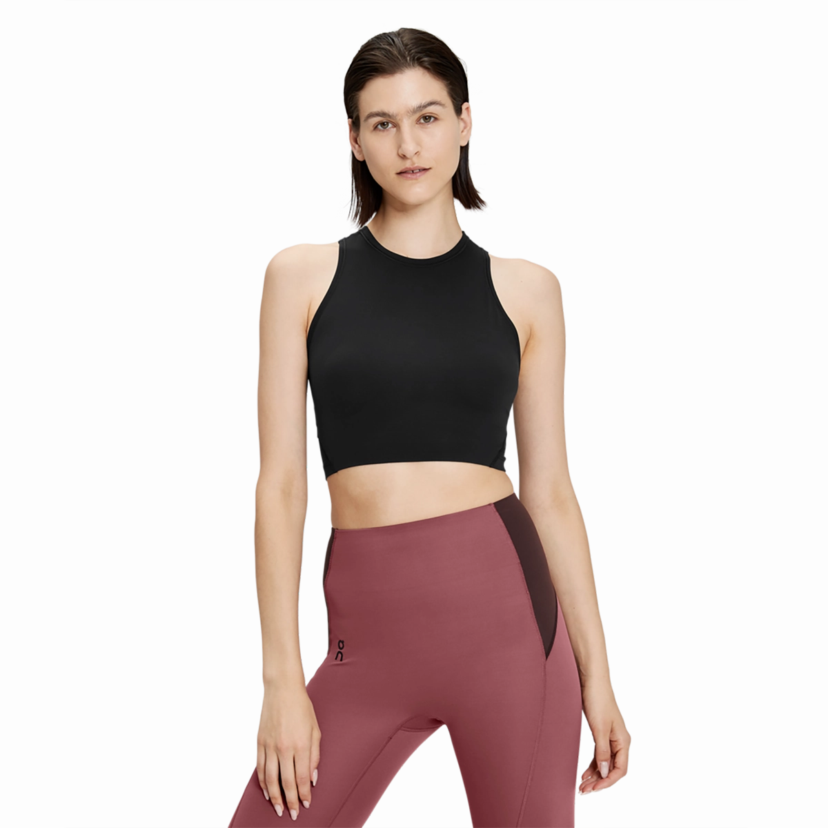 ON Movement Crop Light Reflective Printing Ethically Sourced Material