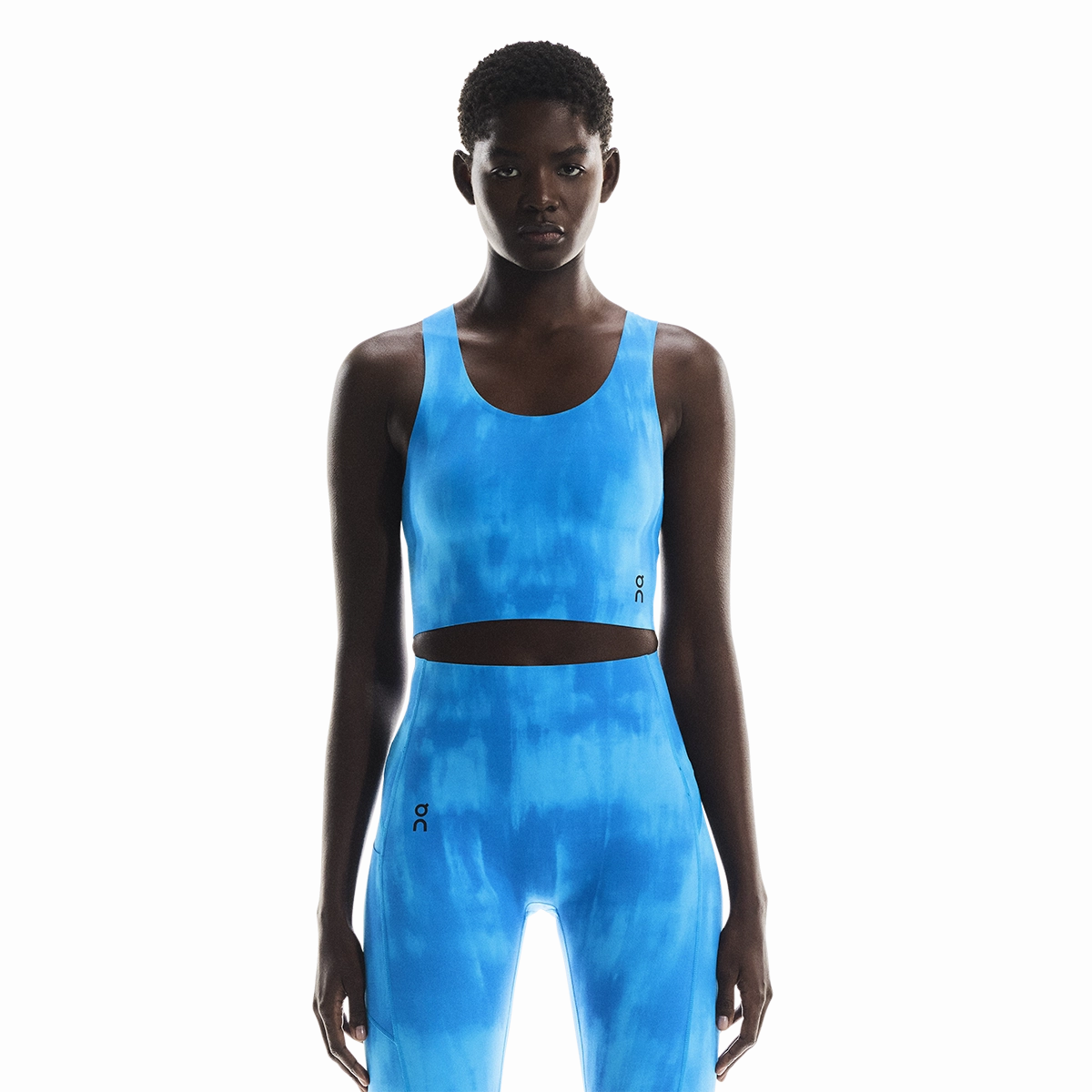 Recycled Polyester Blend GarmentWashed Softness ON Studio Open Back Crop