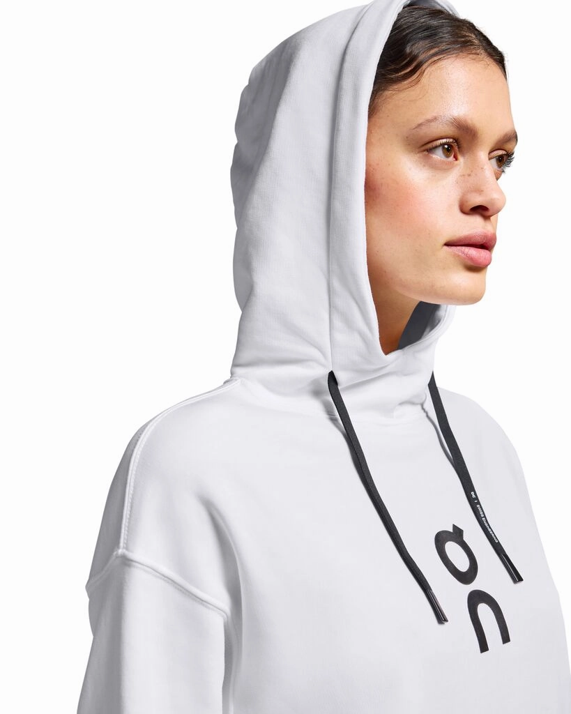 On Women's Club Hoodie White Elite Vibe