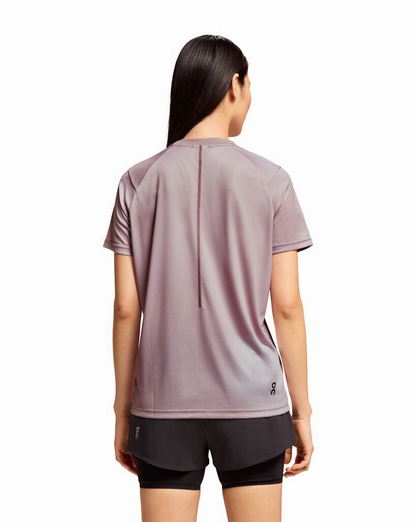 MultiPanelCut Commute Ease On Women's Pace Tee Mauve