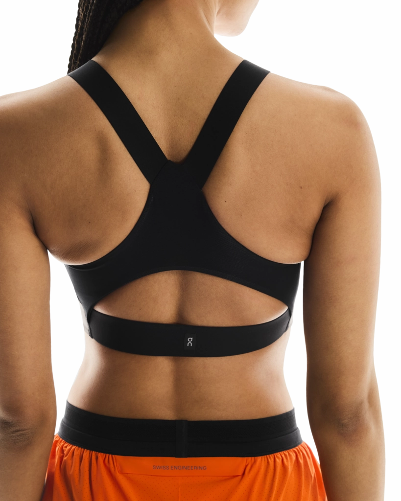 Clean Fit On Women's Performance Bra AOP Cinder / Black