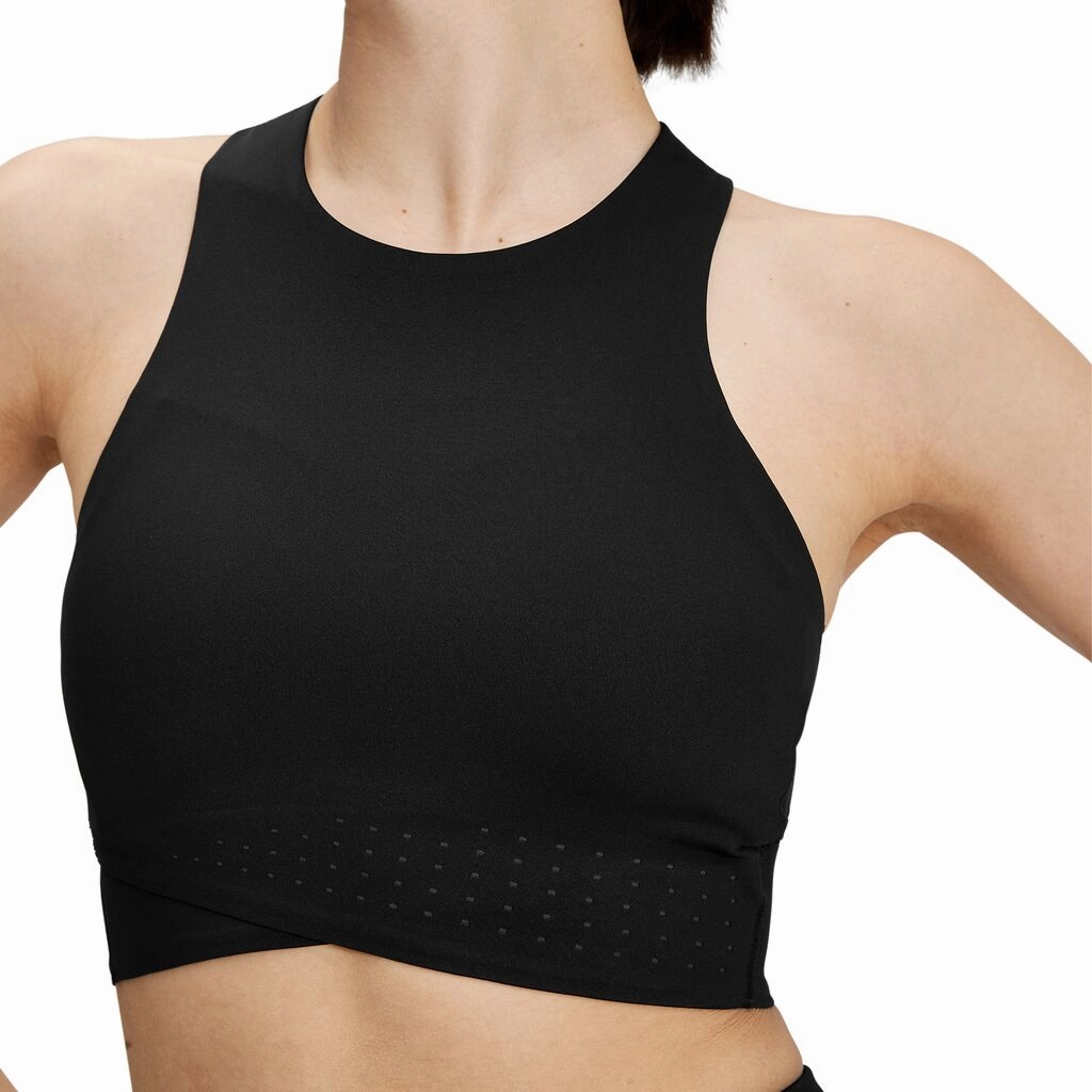 On Women's Race Crop Black / Shadow AntiPilling Finish