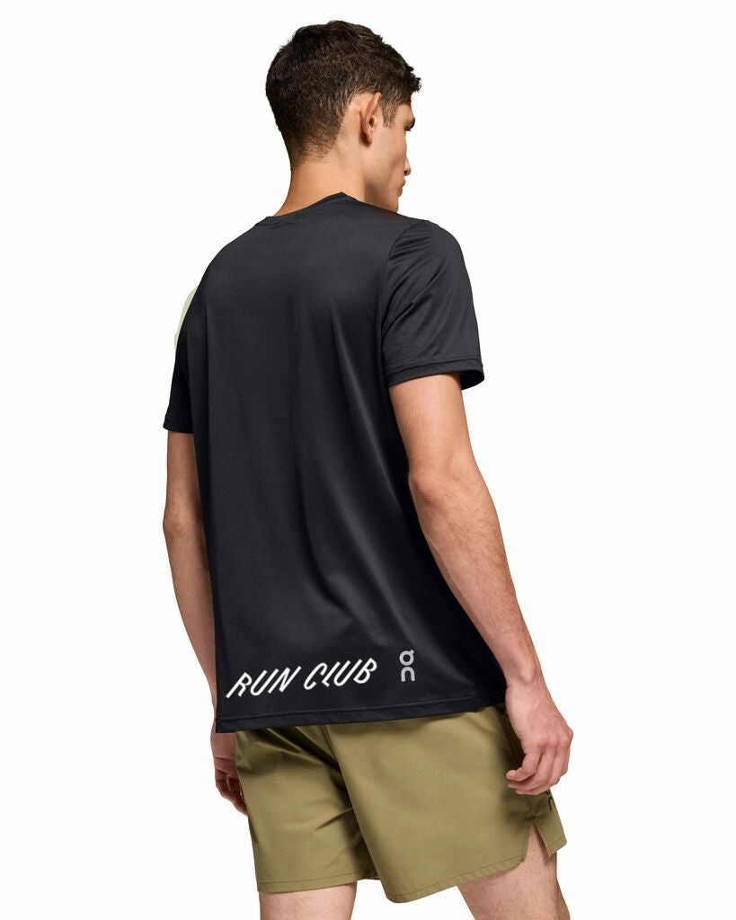 On x Achilles Heel Run Club Men's Core Tee Black StretchFit