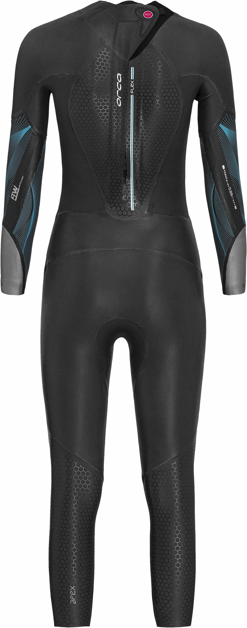 Orca Apex Flex V2 Womens Wetsuit - Black MultiPanelDesign Thick Glow