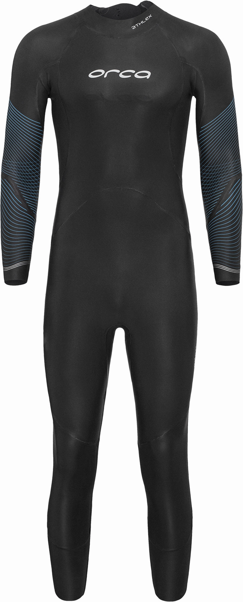 Orca Athlex Flex V2 Mens Wetsuit - Black EcoFriendlyProduction ShrinkageFree Fabric