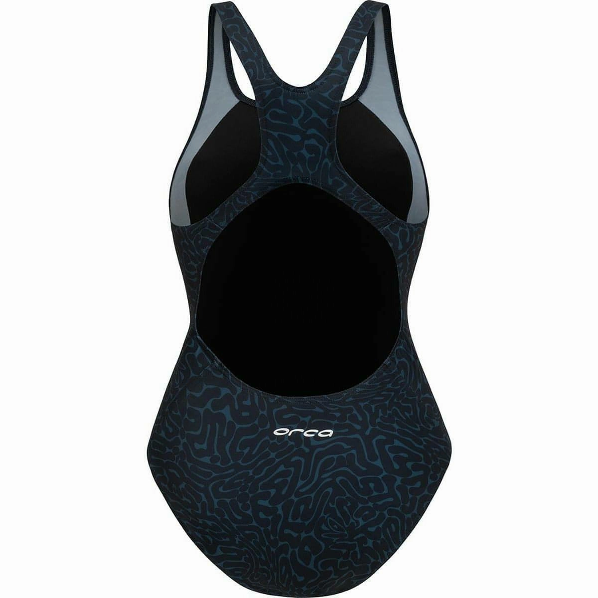 Reinforced Gusset Structure Orca Core Womens Swimsuit - Blue