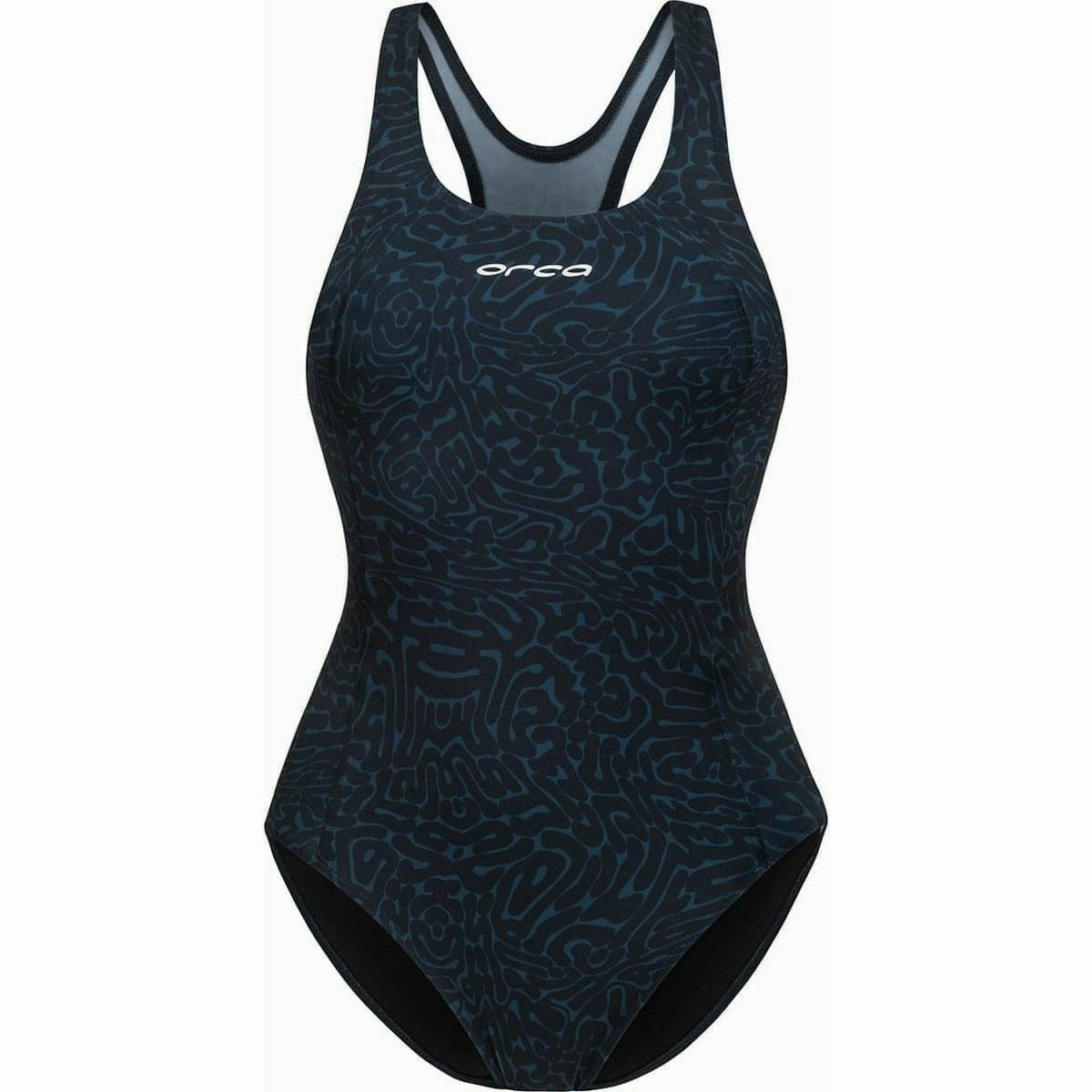 Anti Sagging Reinforcement Orca Core Womens Swimsuit - Blue