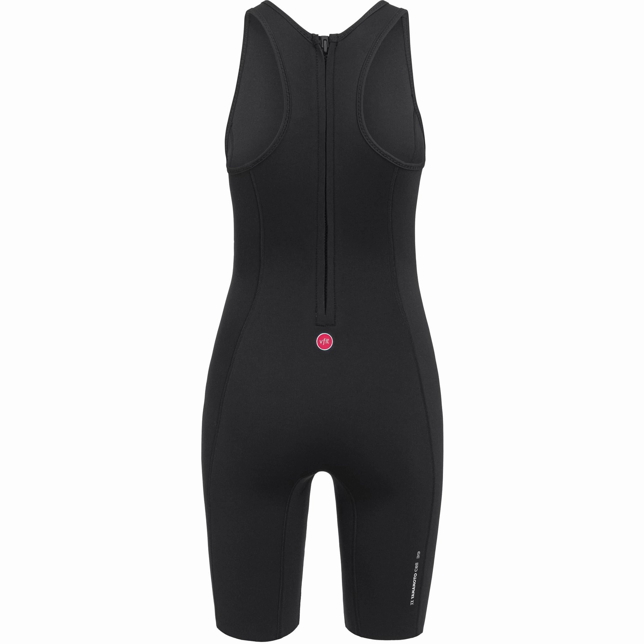 Orca Vitalis Shorty Openwater Womens Swimskin - Black Sequin Glow Eco Core