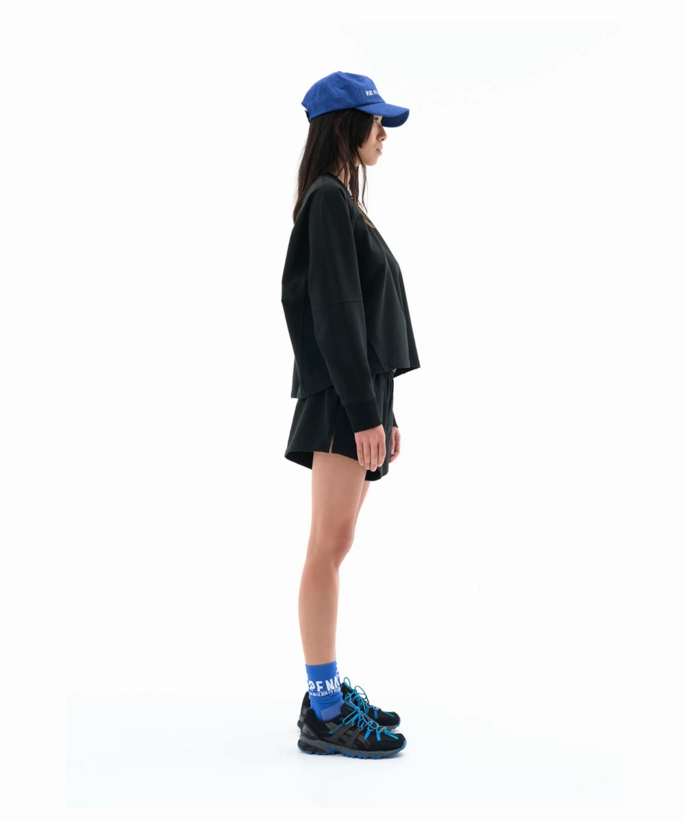 P.E Nation Season Point Sweater (Black) CompactPackability Sustainable Base