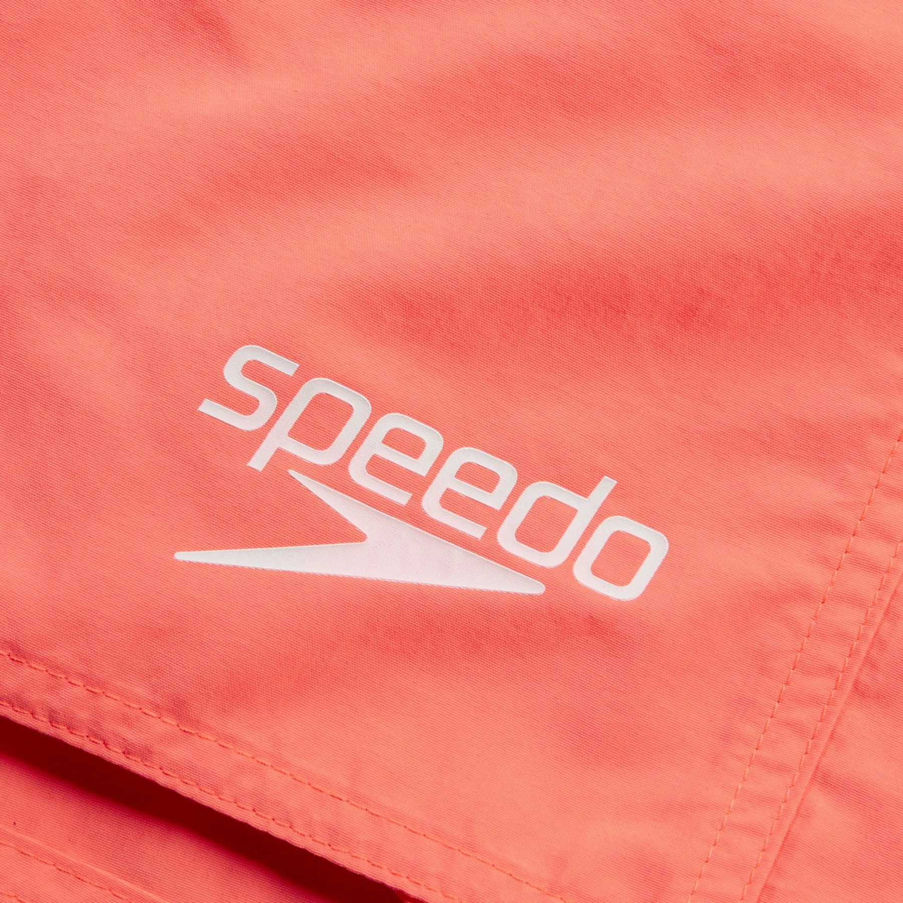 Ultra Light Fabric Compression Panels Speedo Essentials 16 Inch Mens Swim Shorts - Red