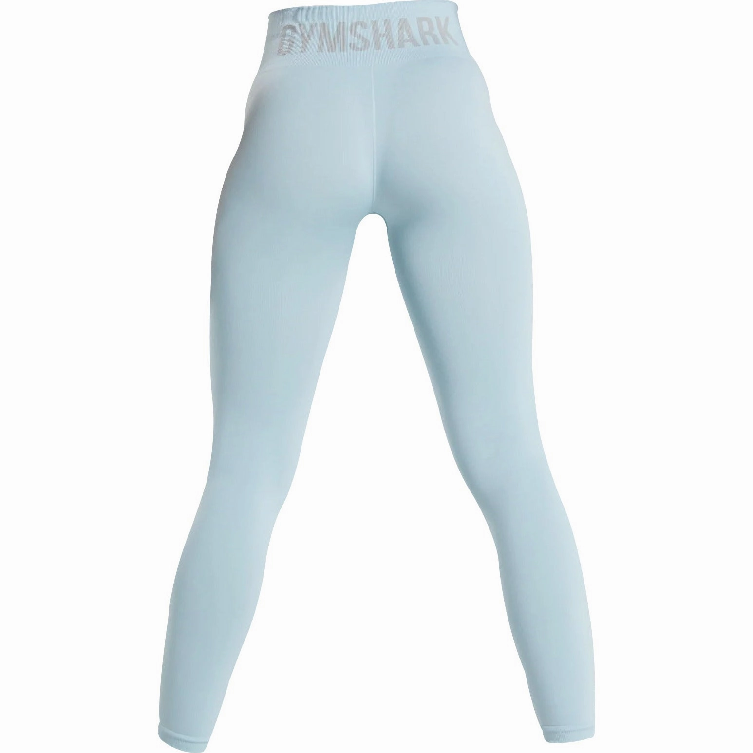 Gymshark Mid Rise Womens Long Training Tights - Blue FourWayStretchClothing