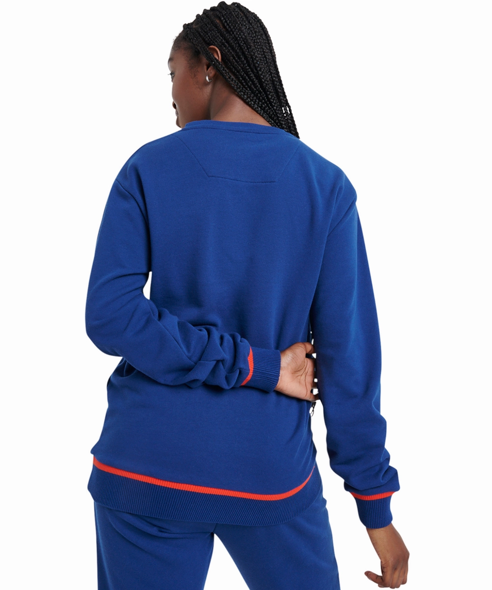 WaterRepellent Finish Tropical Glow Nautica Pharos Sweatshirt (Navy)
