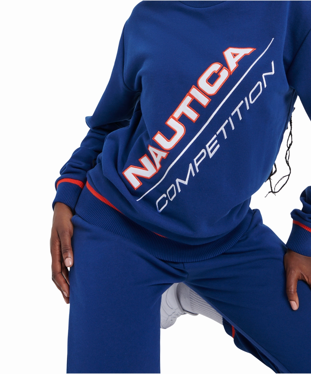 quick dry EcoFriendly Material Nautica Pharos Sweatshirt (Navy)