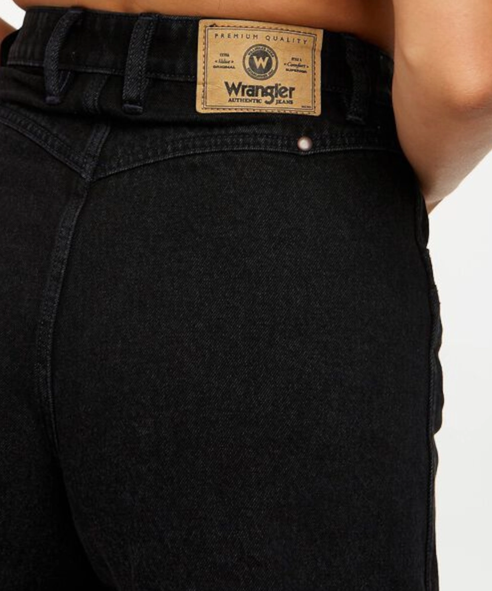 Wrangler Hi Bells Short (Twilight Black) Denim Cool Spirit Glow