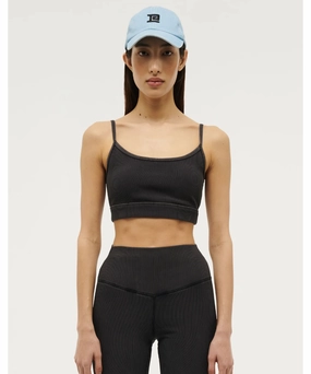 P.E Nation Actualise Sports Bra (Washed Black) Recycled materials BreathableLining